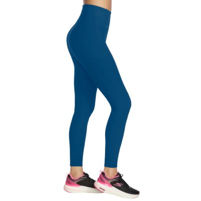 3. Skechers GO Flex Rib Fl HW Legging LG2-TLNV Marineblau L