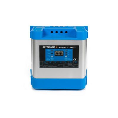 3. 24-V-Netzladegerät für BC-20 PRO 10A-Akkus (230 V/24 V) mit LCD-Anzeige und 7 Ladestufen