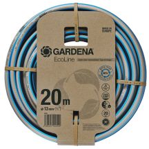 Gardena 18930-20 Gartenschlauch 20 m, oberirdisch, Kunststoff, thermoplastisches Elastomer, Schwarz, Blau, Grau