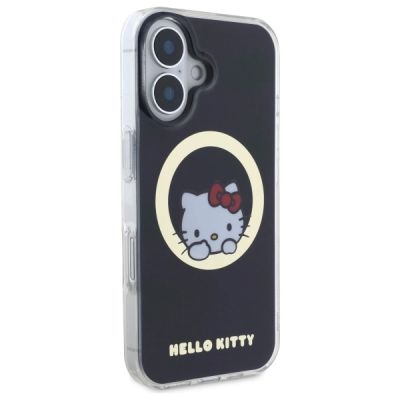 4. Hello Kitty IML Sweet Kitty Magsafe Hülle für iPhone 16 – Schwarz
