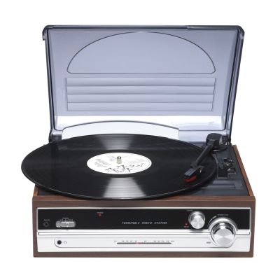 11. Denver VPR-190MK2 Retro-Plattenspieler mit Radio und eingebauten Lautsprechern