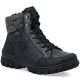 Rieker Z7230-00 Wasserdichte Leder-Damenstiefel Schwarz