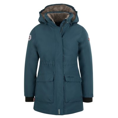 Trollkids Mädchen Alesund Mantel Kinder wasserdichte Daunenjacke mit Kapuze Winter Marineblau (301-142)