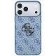 3. Guess 4G & Big Resin Logo Hülle für iPhone 17 Pro Max / 18 Pro Max - Hellblau