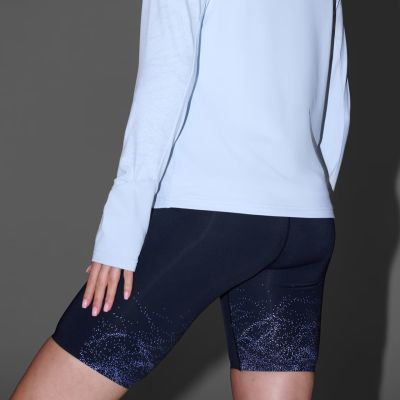 7. Kurze Damenleggings 4F FNK F048 tiefschwarz 4FWAW25TFSTF048 20S