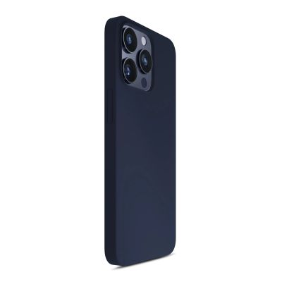 4. 3mk Silikonhülle für iPhone 16 Pro Max – Marineblau