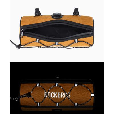 11. Rockbros TL002 ROAD TO SKY 1,5L Lenkertasche, wasserdicht – Orange
