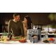 27. Ninja DZ400EU Doppelfritteuse 9,5 l, autonom, 2470 W, Heißluftfritteuse, Grau