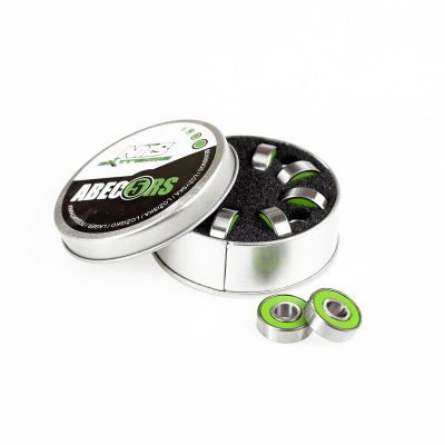 12. Nils Extreme Green CARBON Kugellager 8 Stück ABEC-5 RS 16-31-020
