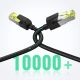 7. Ugreen NW150 80424 Ethernet RJ45 Cat 7 10 Gbit/s Kabel 3 m – Schwarz