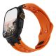 2. UAG Monarch - FKM-Armband für Apple Watch Serie 4-6 & SE 1-3, 44 mm / Serie 7-9, 45 mm / Serie 10-11, 46 mm / Ultra 1-3, 49 mm (orange / schwarzes Titan)