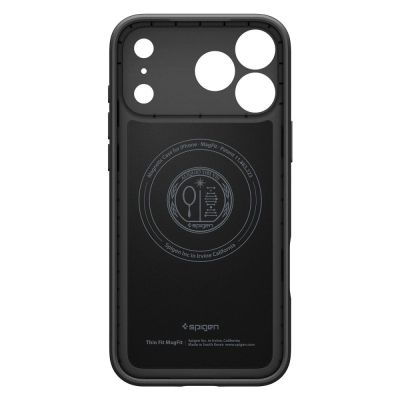 4. Spigen Thin Fit MagSafe Hülle für iPhone 18 Pro Max / 17 Pro Max – Schwarz