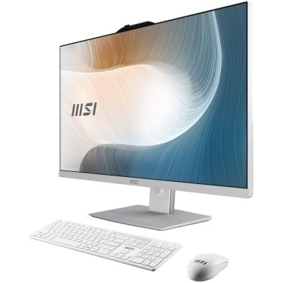 10. MSI Modern AM272P 1M-1236AT Intel Core 7 150U 68,6 cm (27") All-in-One-PC, 1920 x 1080 Pixel, 16 GB DDR5-SDRAM, 1 TB SSD, Windows 11 Home, Wi-Fi 6E (802.11ax), Schwarz