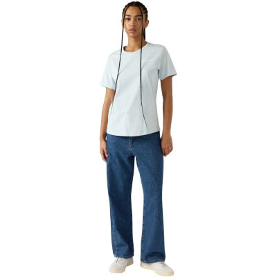 5. Champion Damen Kurzarm-T-Shirt, Himmelblau 118408 BS224