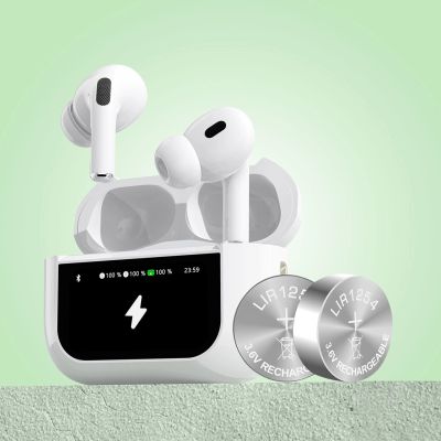 10. Dudao U19 In-Ear TWS kabelloser Bluetooth 5.3 Kopfhörer mit LED-Anzeige – Weiß