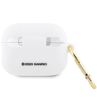 2. Hello Kitty Silikon 3D Kitty Head Hülle für AirPods Pro 2 (2022/2023) – weiß