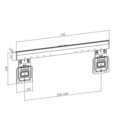 8. MACLEAN ULTRA FLACH-TV-WANDHALTERUNG 37-80" MC-481