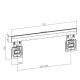 8. MACLEAN ULTRA FLACH-TV-WANDHALTERUNG 37-80" MC-481