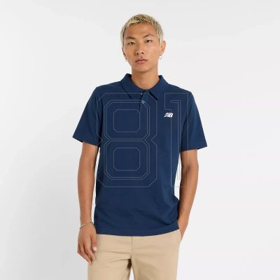 7. New Balance Baumwoll-Piqué-Poloshirt M MT51519NNY