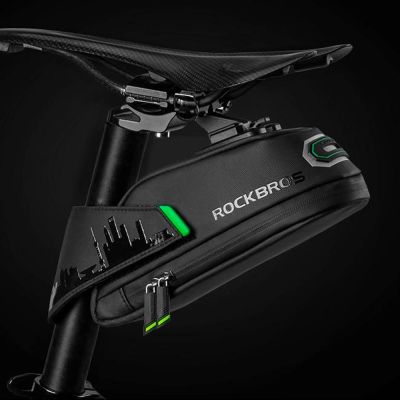 4. Rockbros C27-1 Fahrradtasche unter dem Sattel - Schwarz