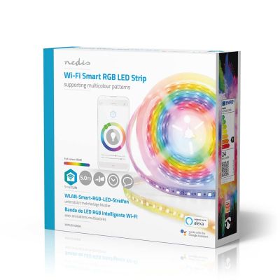 13. Nedis WIFILS51CRGB Smart Lighting Smart Wi-Fi Strip Light