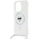 5. Karl Lagerfeld IML Choupette Head & Cord MagSafe Hülle für iPhone 14 Pro – transparent