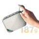 7. QCY SP2 IP67 Bluetooth-Lautsprecher mit RGB-Hintergrundbeleuchtung und Stereomodus – Graugrün