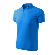 Herren-Piqué-Poloshirt (Schnorchelblau)