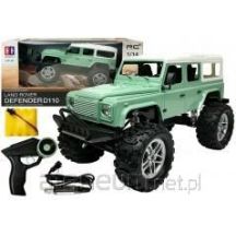 Ferngesteuertes Auto Land Rover Defender D110 R/C Grün 7,5 km/h 1:14 2,4G