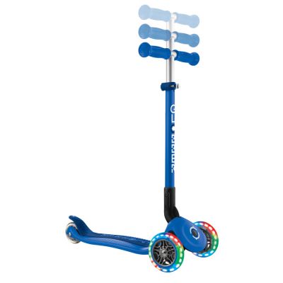 18. Globber Primo Faltbarer 3-Rad-Scooter mit Lichtern 432-100-2 HS-TNK-000013800
