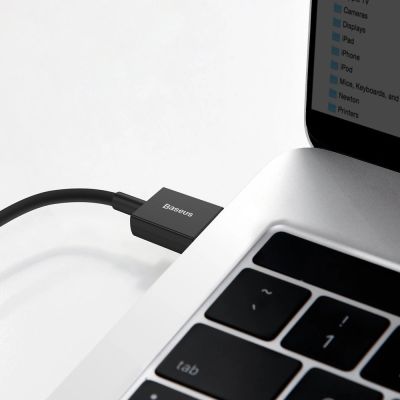 11. Baseus Superior USB-Kabel - USB Typ C 66 W (11 V / 6 A) Huawei SuperCharge SCP 2 m schwarz (CATYS-A01)