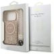8. Guess IML Flowers Electro Pearl Strap MagSafe Case für iPhone 17 Pro - Rosa
