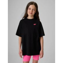 Mädchen-T-Shirt, locker geschnitten, schlicht, Größe 4F 4FJRSS26TTSHF3984-20S