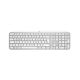 3. Logitech MX Keys S 920-011566 RF Wireless + Bluetooth QWERTZ-Tastatur, deutsches Aluminium, Weiß