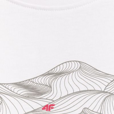 5. Damen-T-Shirt 4F F2785 weiß 4FWSS26TTSHF2785 10S