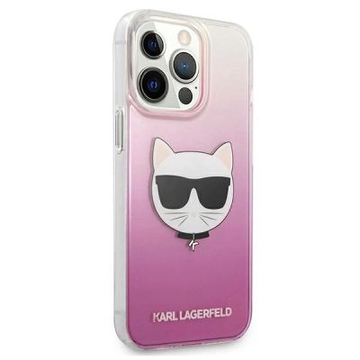 4. Karl Lagerfeld Choupette Head Case für iPhone 13 Pro Max – Rosa