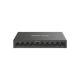 6. Mercusys MS110CP Netzwerk-Switch mit PoE-Unterstützung, Schwarz