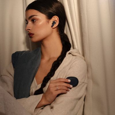 7. Studio N3PROBLU Kopfhörer/Headset Kabelloser In-Ear-Bluetooth-Kopfhörer für Anrufe/Musik Schwarz