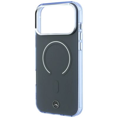 6. Mercedes Doppelschicht-MagSafe-Hülle mit ikonischem Logo für iPhone 18 Pro Max / 17 Pro Max – Dunkelgrau