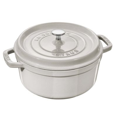 4. Runder gusseiserner Topf STAUB 40501-413-0 – Weiße Trüffel 5,2 l