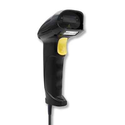 8. QOLTEC Laser-Barcodeleser | 1D | USB | Schwarz
