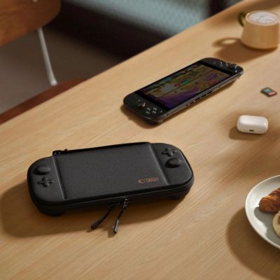 12. Tech-Protect Slim Pouch für Nintendo Switch 2 – Schwarz