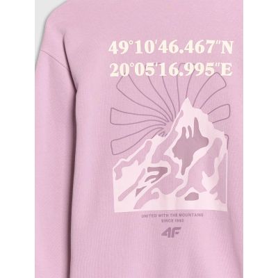 7. Mädchen-Sweatshirt mit Kapuze, 4F 4FJWSS25TSWSF1482-52S