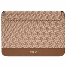 Guess GCube Stripes Tasche für einen 14-Zoll-Laptop – braun