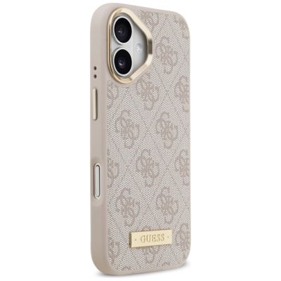 4. Guess 4G Logo Plate MagSafe Case für iPhone 17 - Pink