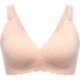 Momcozy YN46 (L) | Nahtloser Still-BH mit Blumenmuster und Push-up-Effekt | Nude-Blumenmuster