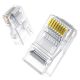 5. Ugreen 10x Stecker Stecker Kupplung Ende RJ45 8P8C Cat 6 transparent (50961)