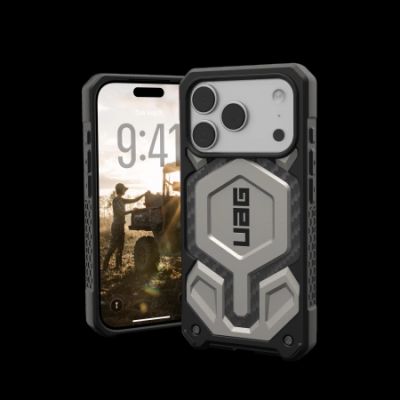 UAG Monarch Pro MagSafe Hülle für iPhone 17 Pro - Titan