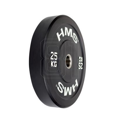 28. Olympiascheibe HMS BLACK BUMPER 25 kg BBR25 