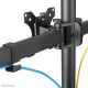 15. Neomounts FPMA-D550D3BLACK Monitorhalterung/Ständer 68,6 cm (27") Schreibtisch Schwarz